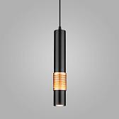 Подвесной светодиодный светильник DLN001 MR16 черный матовый/золото