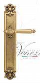 Дверная ручка Venezia на планке PL97 мод. Pellestrina (франц. золото) проходная