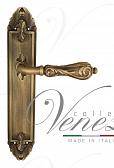 Дверная ручка Venezia на планке PL90 мод. Monte Cristo (мат. бронза) проходная